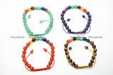 Green Aventurine Stone Beads Chakra Bracelet