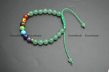 Green Aventurine Stone Beads Chakra Bracelet