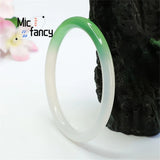 Green Chalcedony Agate Gradual Beauty Bracelet for Women