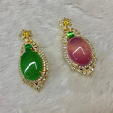Natural Green Chalcedony Gemstone Pendant for Woman