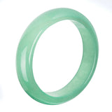 Natural Green Chinese Jade Bracelet Bangle Woman Lucky Amulet