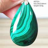 Chrysocolla Malachite Pendant Necklace Natural Green Gemstone Jewelry