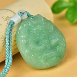 Green Dongling Dragon Pendant Jade Dragon Pendant Jewelry