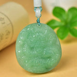 Green Dongling Dragon Pendant Jade Dragon Pendant Jewelry