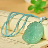 Green Dongling Dragon Pendant Jade Dragon Pendant Jewelry