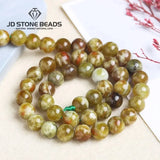 Green Dragon Stone Beads for Jewelry Making 6/8/10MM