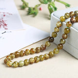 Green Dragon Stone Beads for Jewelry Making 6/8/10MM