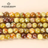Green Dragon Stone Beads for Jewelry Making 6/8/10MM
