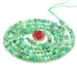 Green Emerald Faceted Rondelle Loose Beads Gemstone Bracelet Necklace