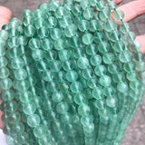 Green Fluorite Gemstone Beads for Jewelry Making 925 Sterling Silver