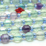 Green Fluorite Double Terminated Point Beads for Jewelry Making