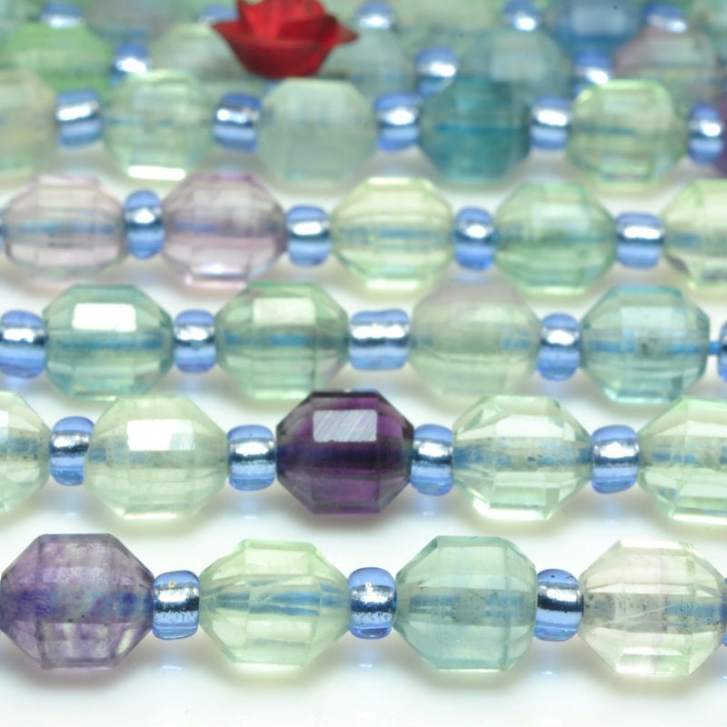 Green Fluorite Double Terminated Point Beads for Jewelry Making