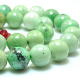 Natural Green Garnet Smooth Round Loose Beads Gemstone Bracelet Necklace