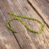 Green Grape Stone Bracelet Copper Buckle Bihemia Beach Accessory