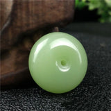 Hand-carved Green Jade Pendant Necklace for Men and Women