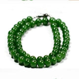 Natural Green Hand-carved Jade Pendant Necklace Gift