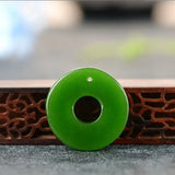 Green Jade Pendant Necklace for Men and Women