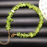 Natural Green Peridot Bracelet for Women Adjustable Yoga Charm Jewelry