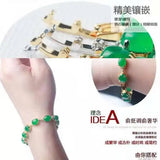 Green Jade Silver Bracelet Women Chrysoprase Fine Jewelry Bangle