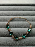Green Jade Bangle Bracelet Silver 925 Jewelry Round Classic