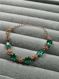 Green Jade Bangle Bracelet Silver 925 Jewelry Round Classic