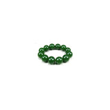 Green Jade Beads Bracelet Lucky Exorcise evil spirits Safety Auspicious Amulet