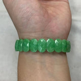 Green Jade Bracelet Natural Gemstone Bangle For Woman Man