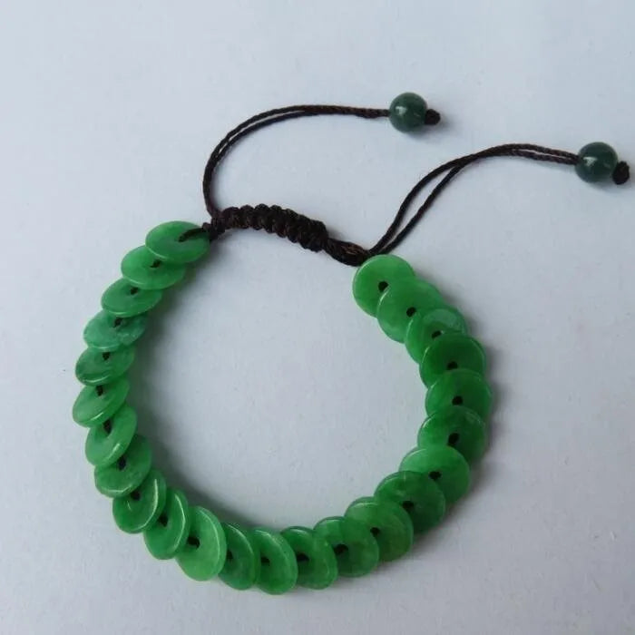 Green Jade Bracelet Women Healing Bangle Real Emerald Myanmar Jadeite