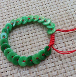 Green Jade Bracelet Women Healing Bangle Real Emerald Myanmar Jadeite
