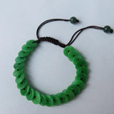 Green Jade Bracelet Women Healing Bangle Real Emerald Myanmar Jadeite