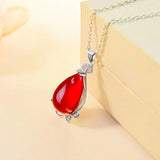 Green Jade Chalcedony Agate Pendant 925 Silver Necklace Chinese Charm Jewelry