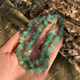 Green Jade Choker Necklace Women High Jewelry Irregular Design