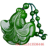 Green Jade Goldfish Pendant Necklace Charm Jewellery Accessory