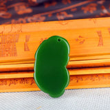 Natural Green Jade Money Pixiu Pendant Necklace Charm Jadeite Jewelry