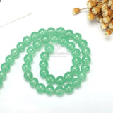 Green Jade Nephrite Matte Gemstone Faceted Round Beads 4-12mm DIY Jewelry Making
