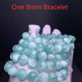 Natural Green Larimar Round Beads Bracelet 8mm 10mm AAAAAA