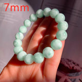 Green Larimar Round Beads Bracelet 7-11mm AAAAAA