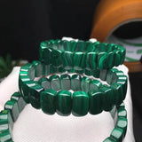 Green Malachite Chrysocolla Beads Bracelet Healing Stretch Crystal