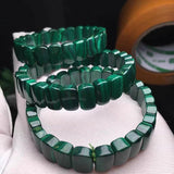 Green Malachite Chrysocolla Beads Bracelet Healing Stretch Crystal