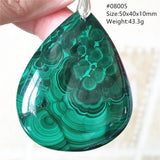 Green Malachite Chrysocolla Pendant Necklace AAAAA