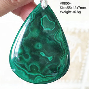 Green Malachite Chrysocolla Pendant Necklace AAAAA
