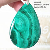 Green Malachite Chrysocolla Pendant Necklace AAAAA
