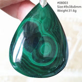 Green Malachite Chrysocolla Pendant Necklace AAAAA