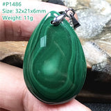 Green Malachite Chrysocolla Pendant Healing Gift Necklace