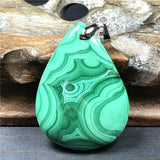 Malachite Chrysocolla Pendant Jewelry Healing Gift