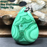 Malachite Chrysocolla Pendant Jewelry Healing Gift