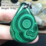 Green Malachite Necklace Pendant Jewelry for Women Lady Man