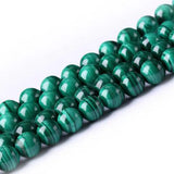 Green Malachite Stone Beads 4-10mm Round DIY Jewelry Making