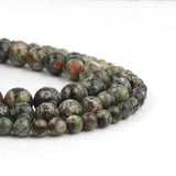 Natural Green KAMBABA Jaspe Stone Beads 6mm 8mm 10mm