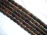 Green Opal Flat Rectangle 15*20mm Loose Beads DIY Jewelry Making